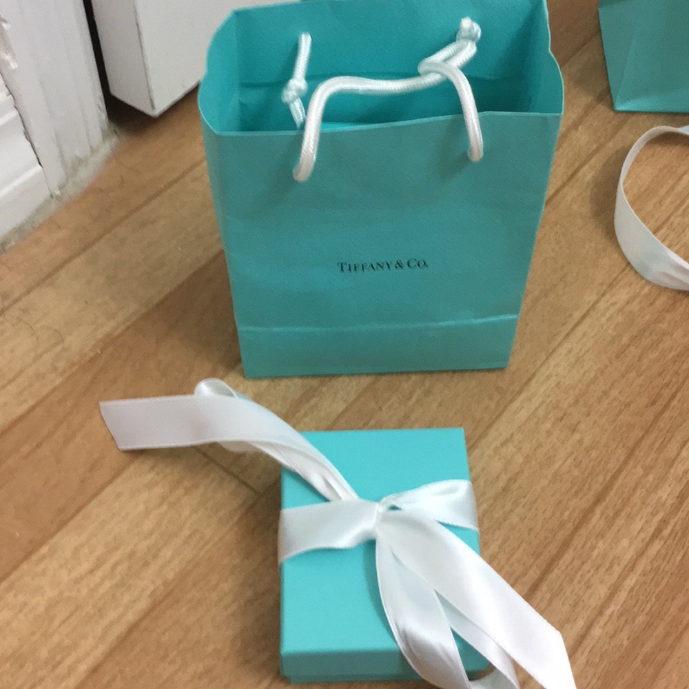 Tiffany bag , pouch, and box .3 item .